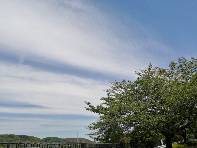 Sky at Tsukui lake