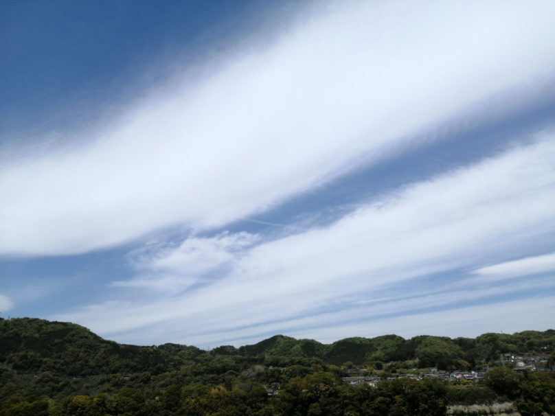 Tsukui lake blue sky